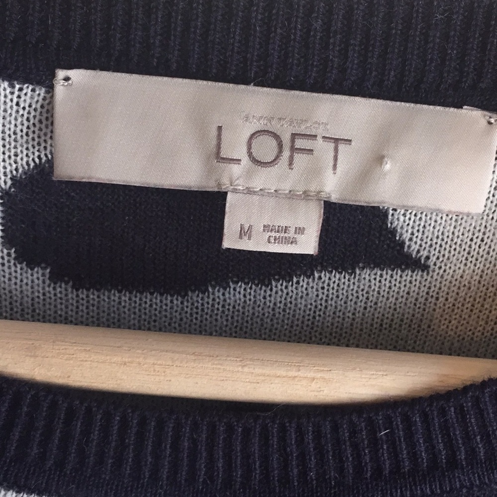 LOFT Heart sweater - Picture 3 of 7
